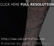 black and white tattoo sleeve