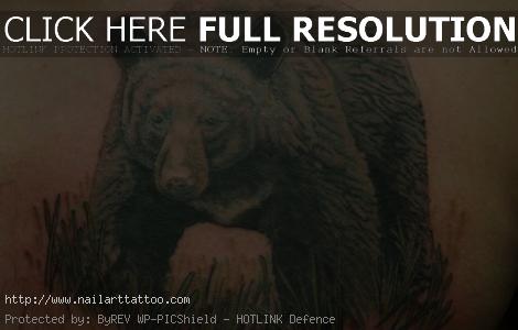 black bear tattoo