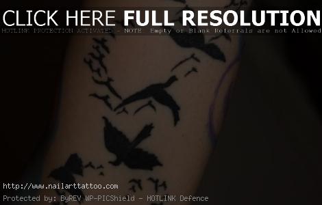 black bird tattoos for men