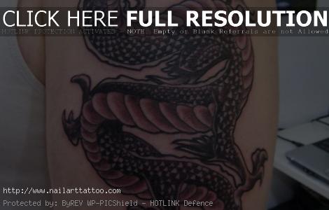 black dragon tattoo art