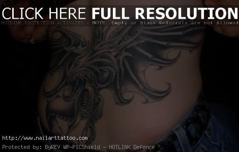 black dragon tattoo back