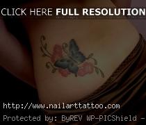 black flower tattoo designs for women