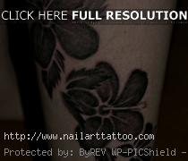 black flower tattoos