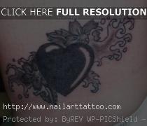 black heart tattoo