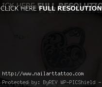 black heart tattoo designs for women