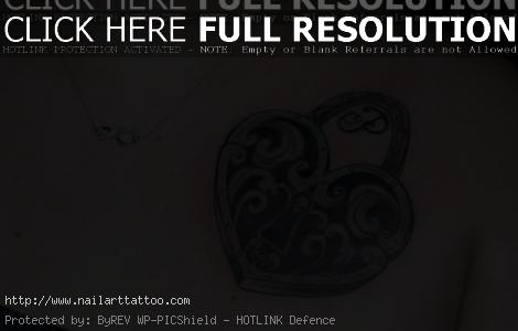 black heart tattoo designs for women