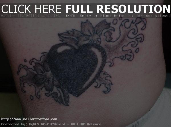 black heart tattoo