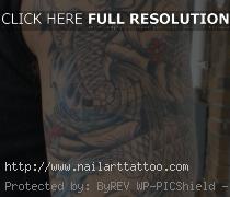 black koi tattoo cover up