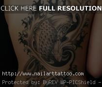 black koi tattoo designs