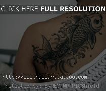 black koi tattoo meaning