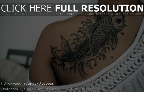 black koi tattoo meaning