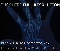 black light tattoo skeleton