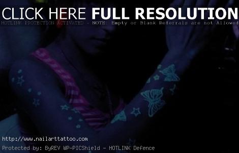black light tattoos before and after
