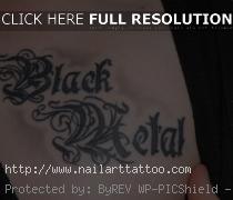 black metal tattoo designs