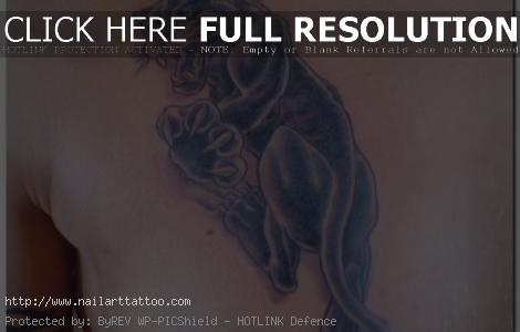 black panther tattoos for women
