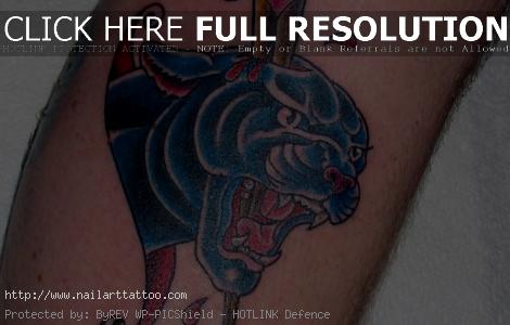 black panther tattoos meaning