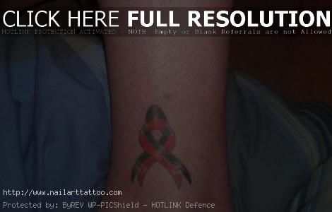 cancer awareness ribbon tattoos