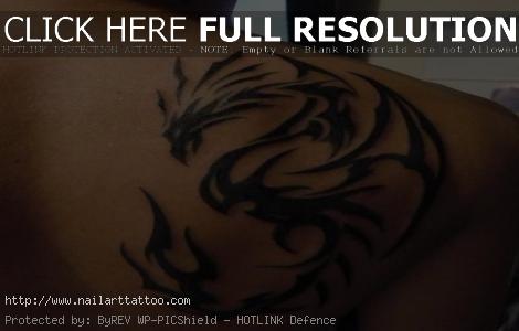 cool back tribal tattoos for men