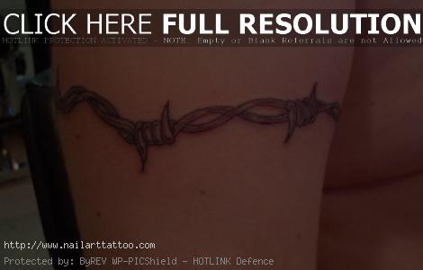 cool barb wire tattoos