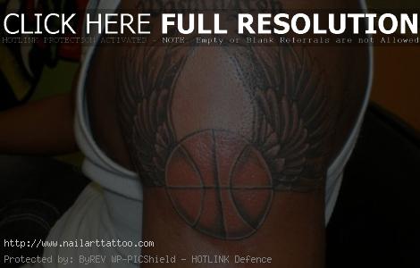 cool basketball tattoo designs