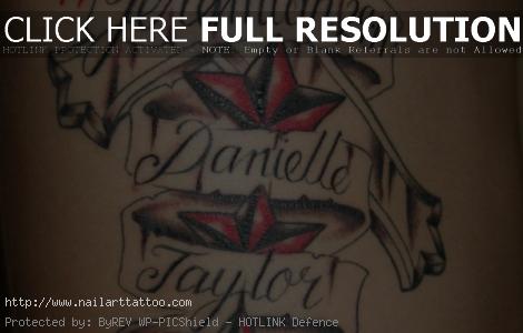 cross and banner tattoo designs for men