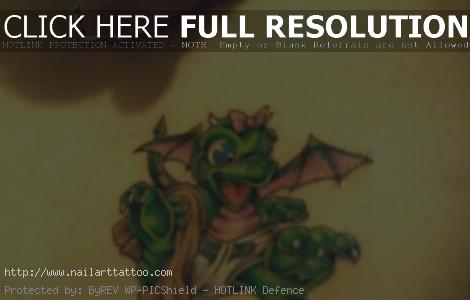 cute baby dragon tattoos