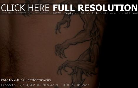 easy black dragon tattoo designs