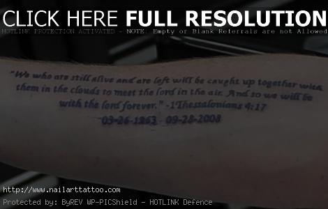 famous bible tattoo quotes