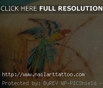 flying bird tattoo designs