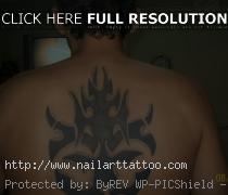 full back tribal tattoos for men