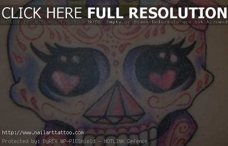 girly aztec skull tattoos