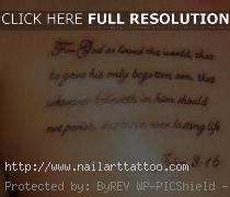 good bible verses for tattoos