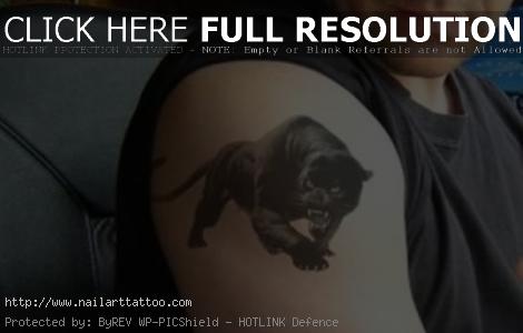 images of black panther tattoos