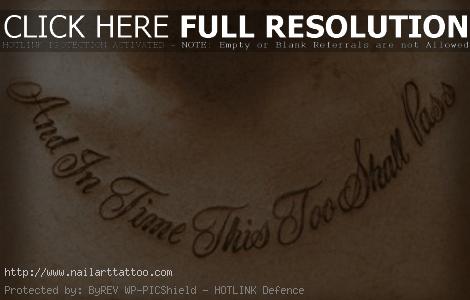 inspirational bible tattoo quotes