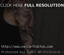 japanese black and grey sleeve tattoos