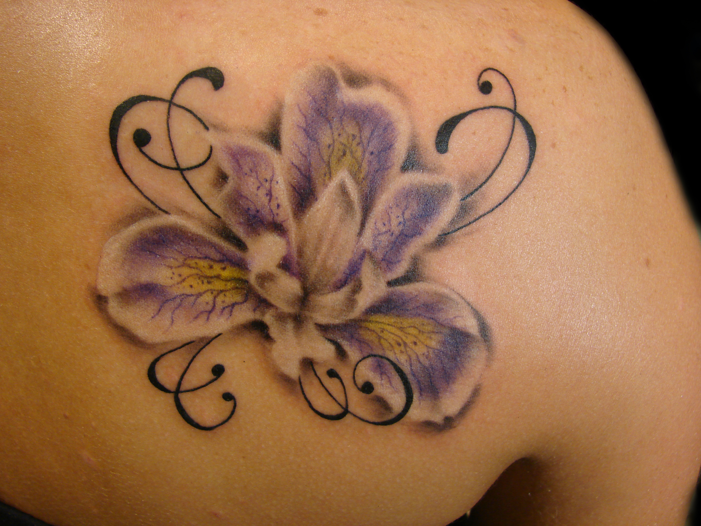 july birth flower tattoos