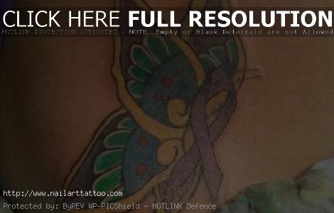 lupus awareness ribbon tattoos