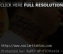 neck back tattoo designs for men