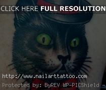 old school black cat tattoos