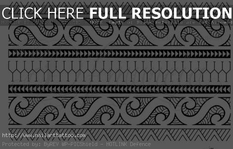 polynesian armband tattoo designs