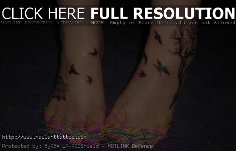 pretty bird cage tattoos