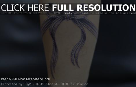 purple awareness ribbon tattoos