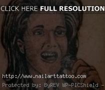 really bad portrait tattoo