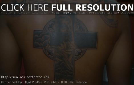 religious back tattoo designs for men