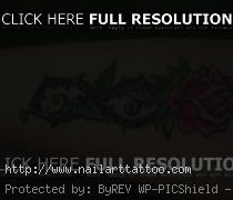 rose barbed wire tattoo designs