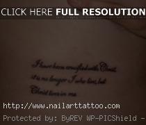 short bible tattoo quotes