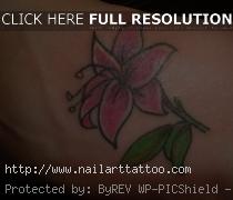 small black flower tattoos