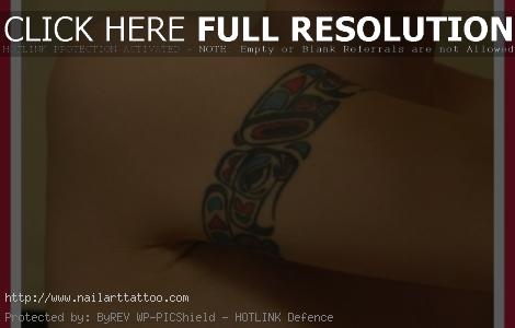 solid armband tattoos for women