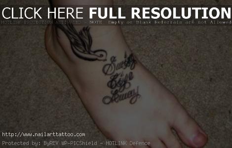 swallow bird foot tattoo