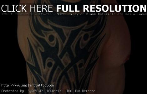tribal arm tattoos for guys